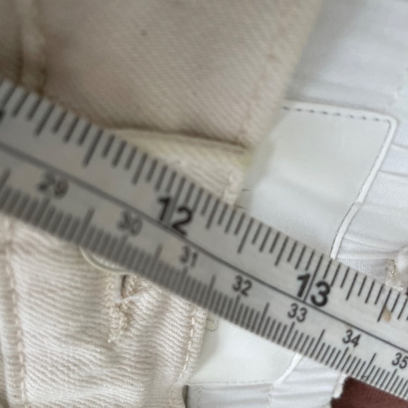 Mother Superior The Half Spring Pleated Greaser Ankle Wide Leg Jeans Act Natural - Picture 11 of 13